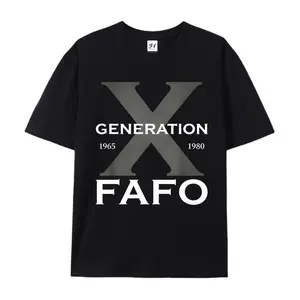 Gen X FAFO 1965-1980 Cotton T-Shirt, Retro Generation X Graphic Tee, Comfort Casual Outfit, Perfect Gift For Gen X Pride & Vintage Vibes, Ideal Everyday Outfit