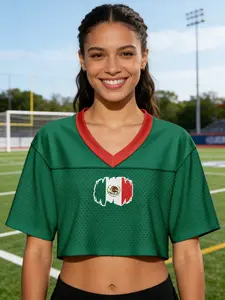 Mexico soccer jersey #10,women's World Cup Soccer Jersey Breathable Short Sleeve Football Shirt Casual Athletic Fan Edition Sportswear Top ice hockey/soccer/baseball/rugby, women's trendy and sexy T-shirts, women’s short tops, versatile and fashionable