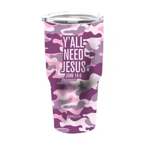 Kerusso 30-oz Dual Wall Tumbler - Y'all Need Jesus