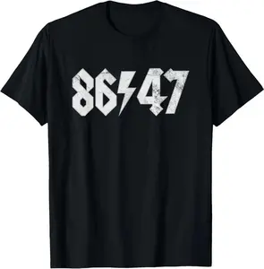 8647 Sarcastic Retro Vintage 80s Style 86 47 Rock Unisex T-Shirt, Graphic tees, Streetwear, Men gifts, Short sleeve, cotton, Top, Menswear