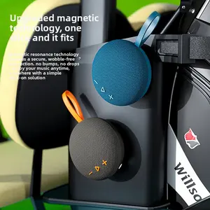 Magnetic Bluetooth Speaker Portable Fabric Waterproof Mini Speaker Outdoor 2025 New Wireless