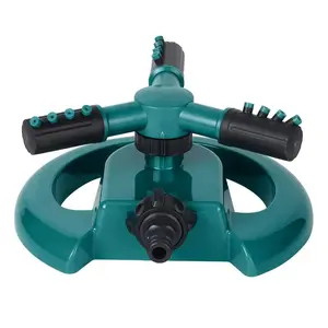 3 Nozzle Automatic 360 Degree Rotating Lawn Sprinkler