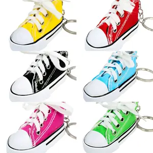 High-Top Shoe Keychains Fabric