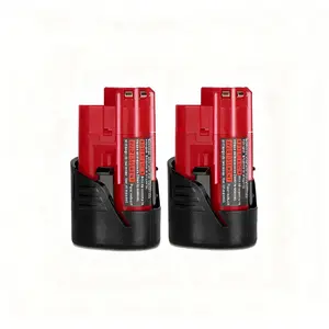 2 Pack 3.0Ah 12V Lithium Battery Compatible for Milwaukee 12V Battery, Compatible for Milwaukee M12 Battery 12 Volt Cordless Tools 48-11-2401 48-11-2412 48-11-2411 48-11-2420 48-11-2440  TikTokShopBlackFriday