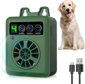 Anti Barking Devices for Dogs - Dog Bark Deterrent with 4 Modes | Rechargeable Waterproof Silencer | Works for Most Dogs, Indoors & Outdoors pet training