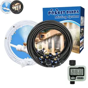 POCKETPANDA Sprinkler Smart Timer, 1 Outlets Hose Timer with Brass Inlet, Water Timer with Rain Delay/Manual/Automatic Timed Controller System, Programmable Digital Irrigation Timer for Lawn Yard greenhouse Outdoor Garden Home