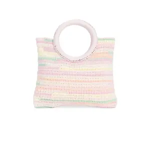 LoveShackFancy Velle Pouch in Tropical Swirl