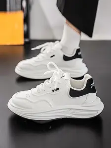 Men's Chunky Sole Sneakers | Bouncy Running Shoes | Trendy Casual Footwear