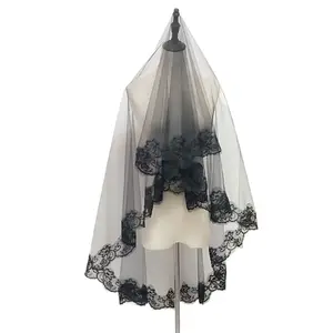 Wedding Mesh Veil with Hair Clip for Bridal Wedding Accessories
