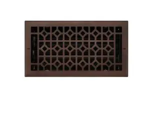New Oil Rubbed Bronze 6" x 10" Appert Steel Wall Register by Signature Hardware