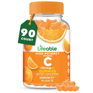 Lifeable Adults Vitamin C Gummies, 750mg, 90 count