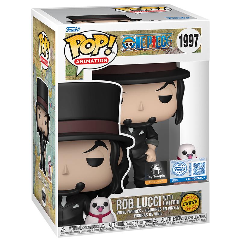 Funko POP! Rob Lucci with Hattori One Piece #1997 [Chase] [SE & Toy Temple stickers]