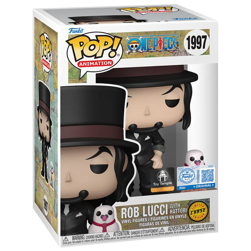 Funko POP! Rob Lucci with Hattori One Piece #1997 [Chase] [SE & Toy Temple stickers]