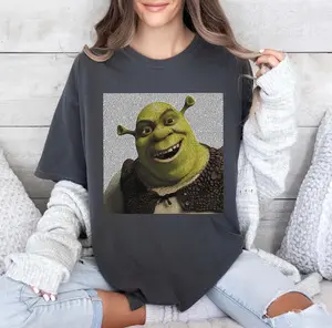 Shrek Funny Trending Shirt, Fiona and Shrek Tshirt, Funny Shrek Trending Tee, Shrek Face Meme Shirt