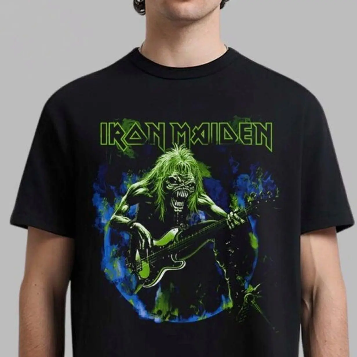 Iron Maiden X Metal Hammer Issue 415 Exclusive Eddie Bass T-Shirt 7DF 9BI