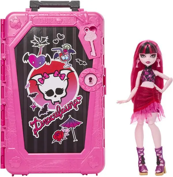 Monster High Skulltimate Secrets: Gore-Geous Oasis Draculaura Doll & Playset  [COLLECTIBLES] Paper Doll, Collectible