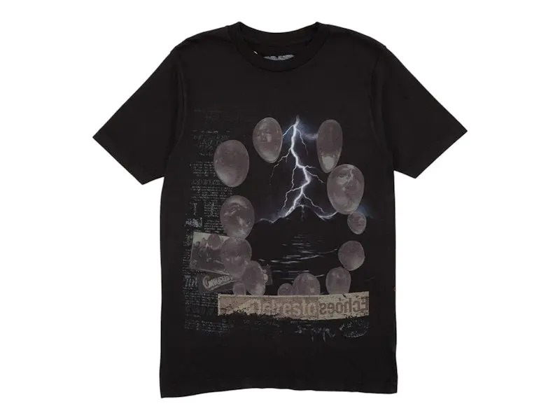 Travis Scott Men's Utopia Echoes Circus Maximus Tee Black, from StockX