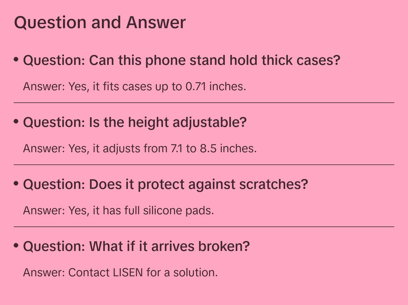 LISEN Pink Kitchen Accessories Dorm Room Essentials for Girls College Dorm Decor Kawaii Desk Accessories for Women, Vanity Decor Accessories Pink Office Supplies Women Cute Desk Accessories LISEN