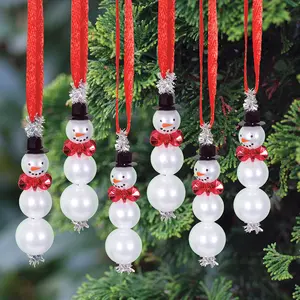 Top Hat Snowman Beaded Ornament Kit Top Hat Snowman Beaded Ornament Kit