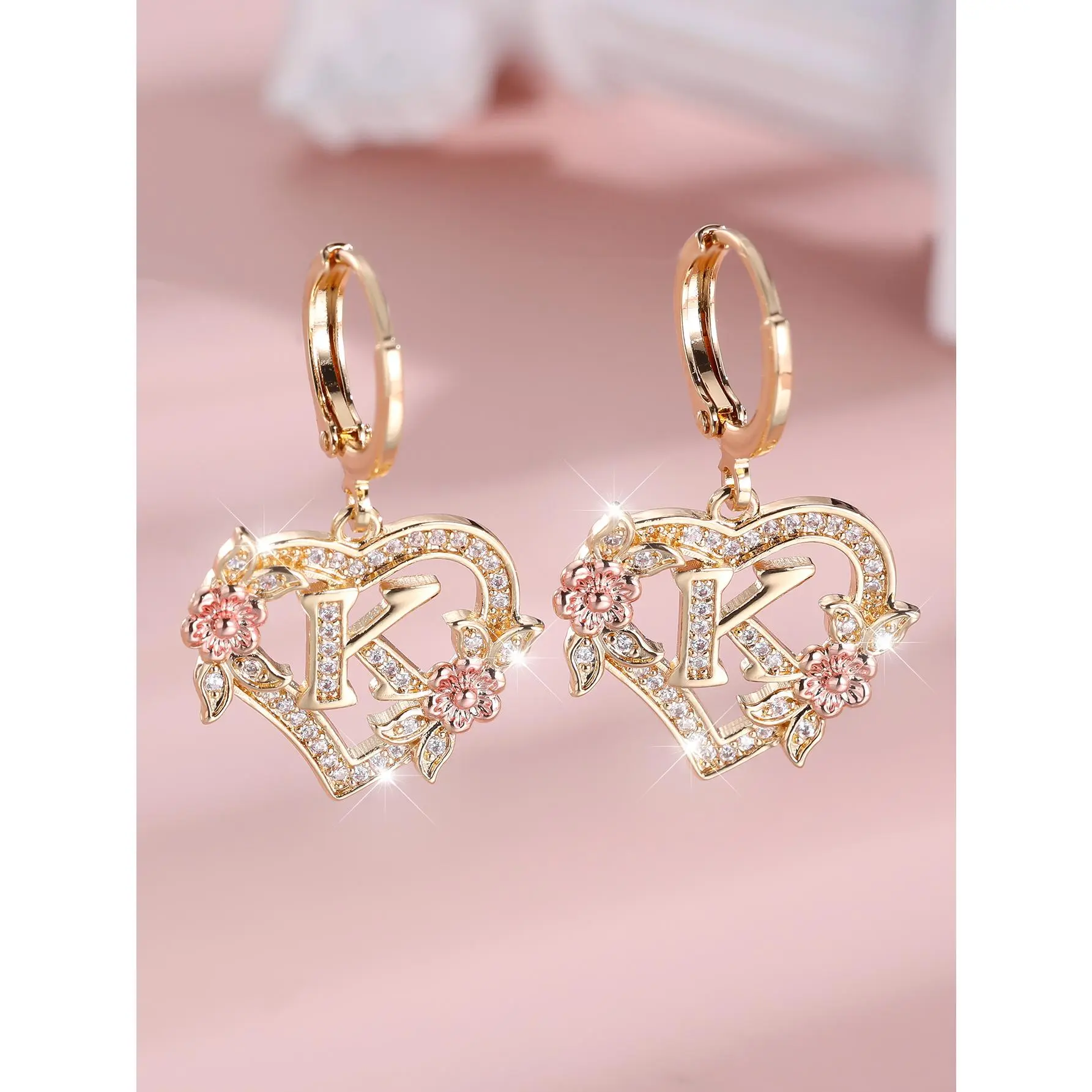 Gold+Rose Gold White Diamond K