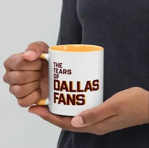 Washington Football Mug, Drinking The Tears of Dallas Fans Coffee Cup, Take Command, NFC East Rivals, Game Day Gear, Gifts for HimHer