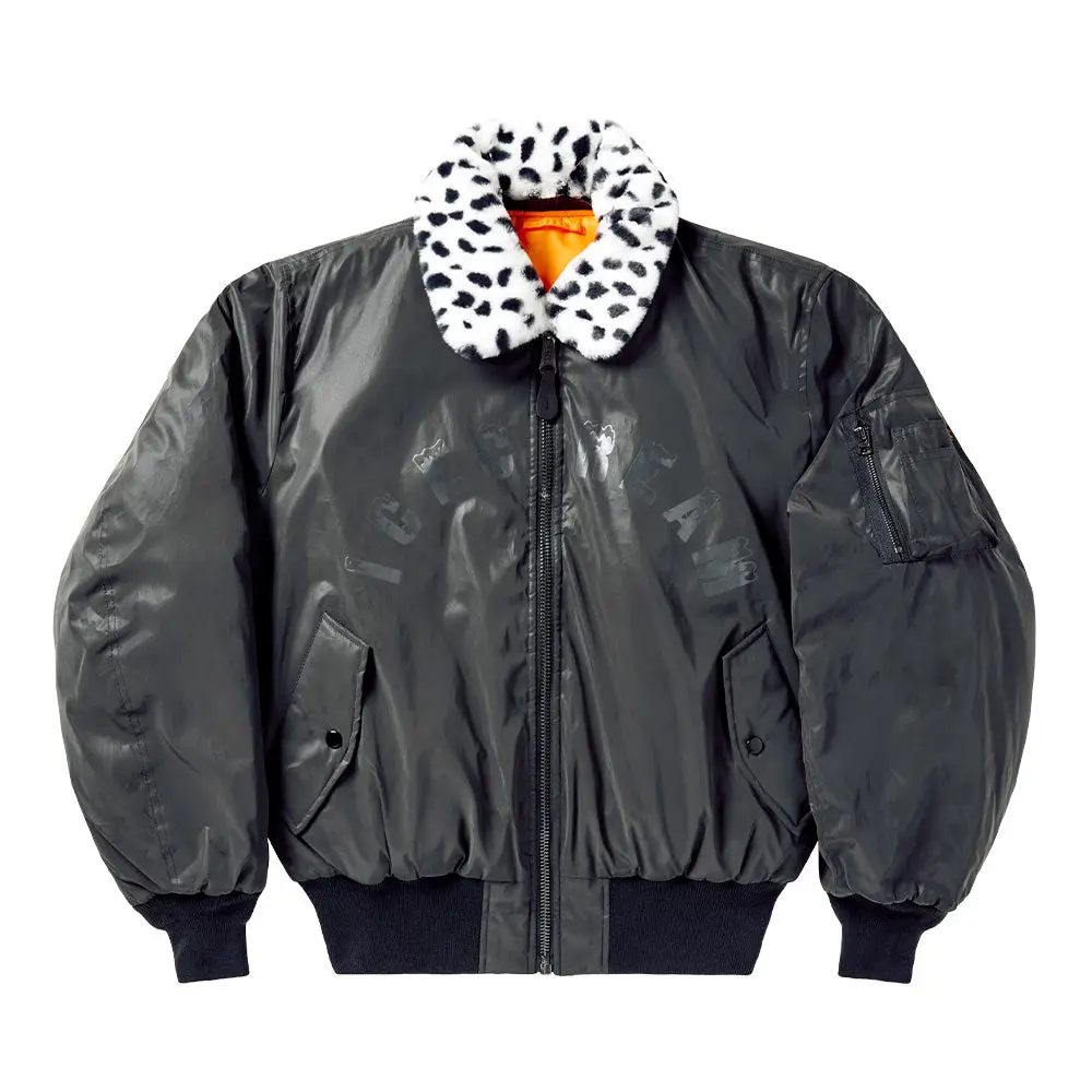 Alpha Industries X IceCream B-15 Reversible Heritage Fit Bomber Jacket - Reflective