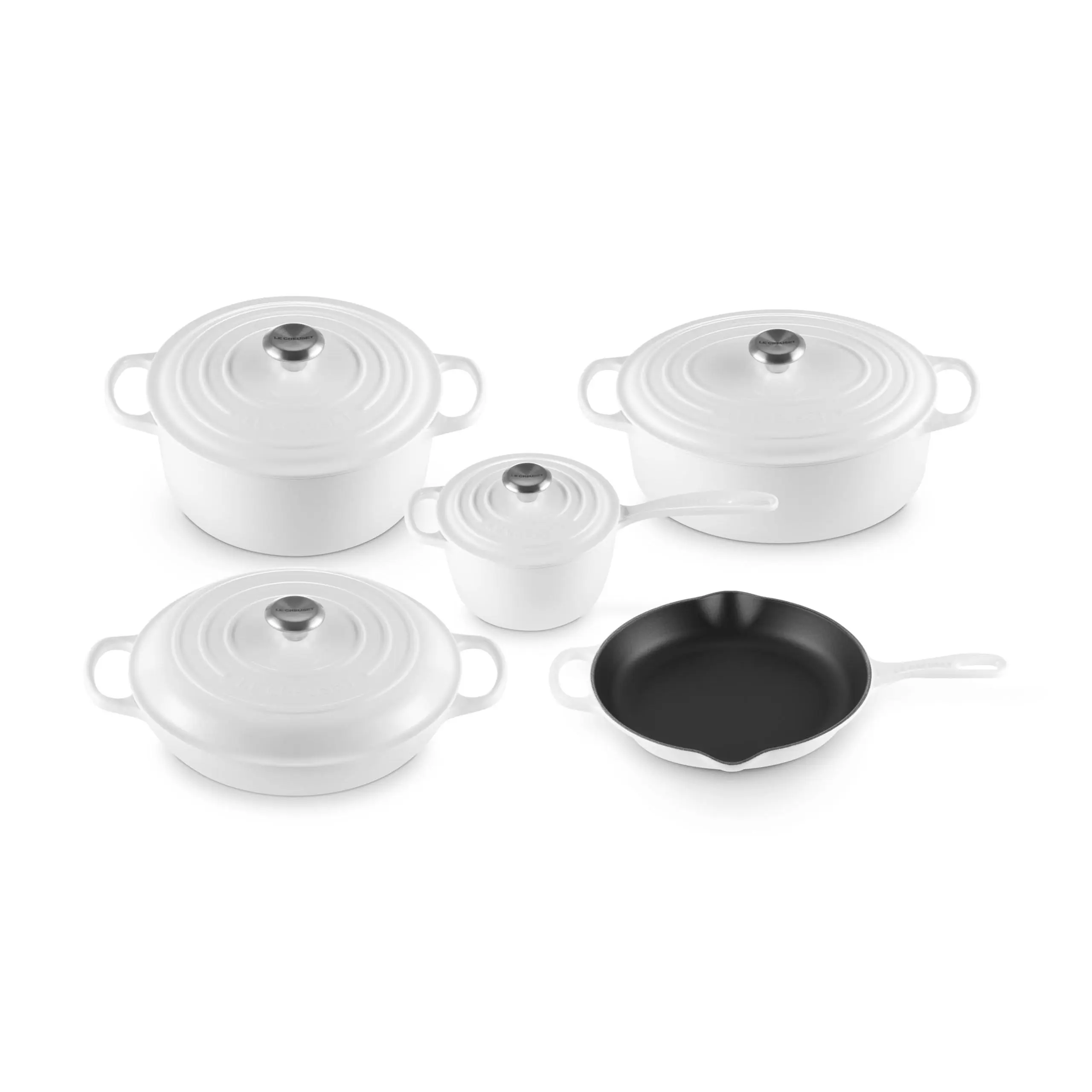 Le Creuset Enameled Cast Iron Signature, 9-Piece Cookware Set