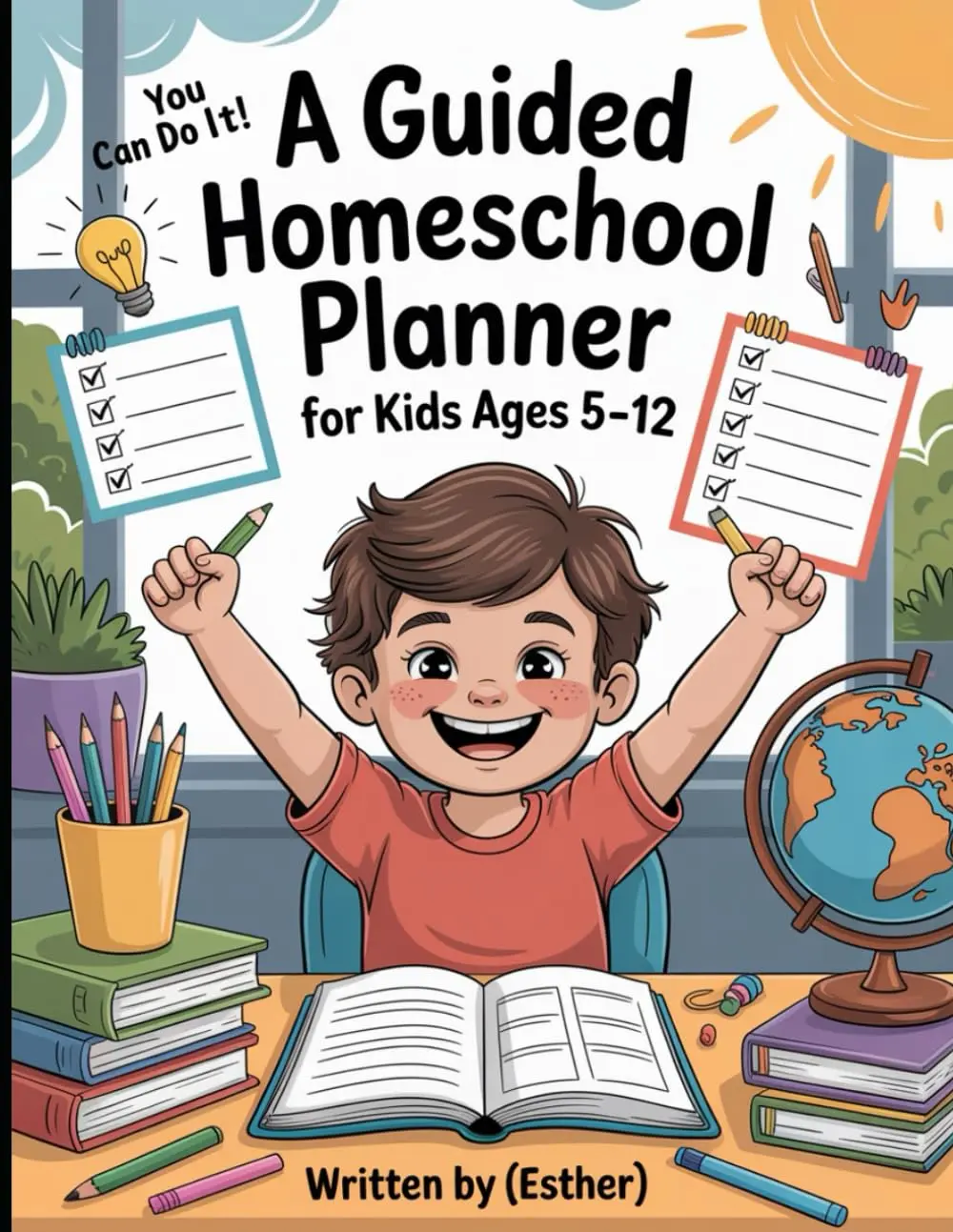 A Guided Home School Planner for Kids Ages 5–12 | The Ultimate Home School Planner for Kids: The Confident Learner | Build Daily Habits, Boost Motivation & Learn With Joy