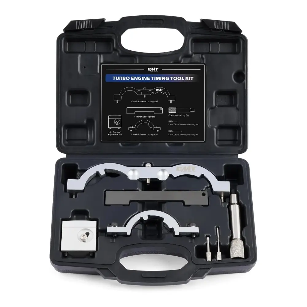 【SpotlightDay】Orion Motor Tech Turbo Engine Timing Tool Kit, Camshaft Alignment and Locking Tool Set, Timing Belt Kit Compatible with 1.0L 1.2L 1.4L Chevy Cruze Vauxhall Opel More, 7pc Timing Chain Replacement Set