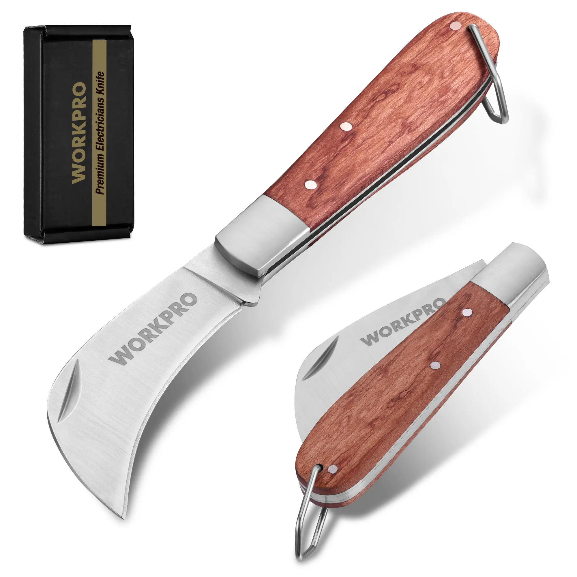 #summersale WORKPRO Linoleum Knife, Electrician and Folding Pocket Utility Knife
