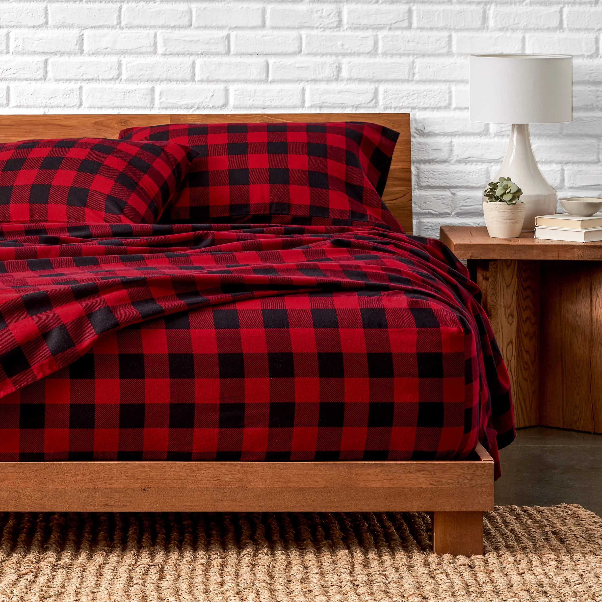 Bare Home Flannel Sheet Set, Prints, Double Brushed Flannel Bare Home Flannel Sheet Set, Prints, Double Brushed Flannel