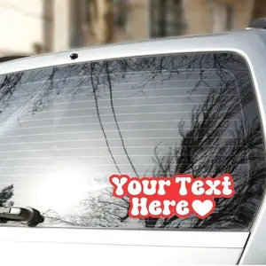 Two Colored Custom Sticker | Personalized Car Decal | Custom Decal | Car Lover Gift | Gifts for Him | Gifts for Her | Custom Text | Prints