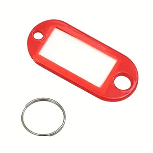 10pcs Writable Luggage Tags Keychain for Bags Kawaii Sorting Luggage Tag Assorted Varieties