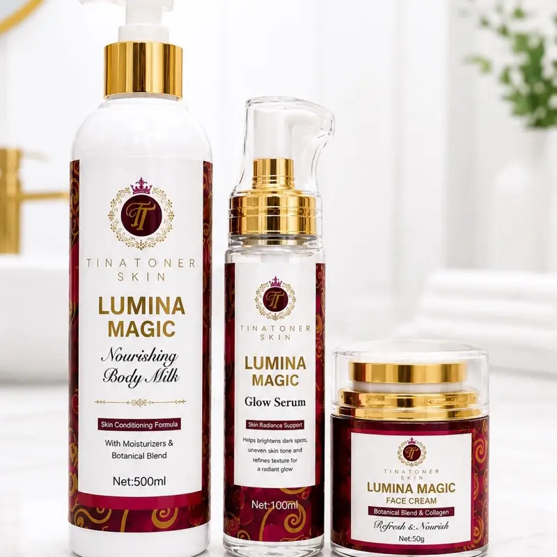 TTONE Lumina Magic Lumina Magic Glow Set 3 Hydrating Lotion Daily Gentle TTONE Lumina Magic Lumina Magic Glow Set 3 Hydrating Lotion Daily Gentle