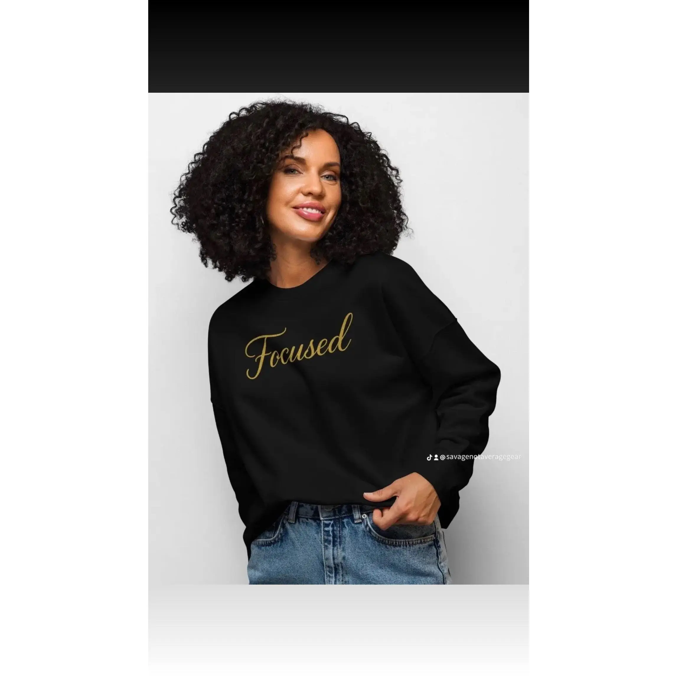 Focused Sweatshirt Fearless Femme Collection