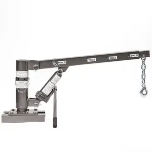 Stark Foldable Pickup Truck Crane, 0.5t Capacity Hydraulic Jack Car Repair Hoist with Extra Lift Load Function, Automotive Car Repair Tool, Car Repair Tools