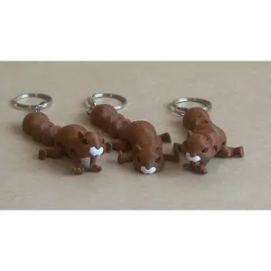 Squiggly Squirrel - Articulated Flexi moving keychain