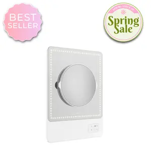 RIKI SKINNY DUO Warm & Cool Color Temperature Lighted Vanity Mirror RIKI SKINNY DUO Warm & Cool Color Temperature Lighted Vanity Mirror