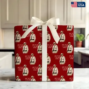 Smokey and the Bandit Wrapping Paper, Retro 70s Movie Gift Wrap Papers, Xmas Birthday Gifts Wrap For Film Fans