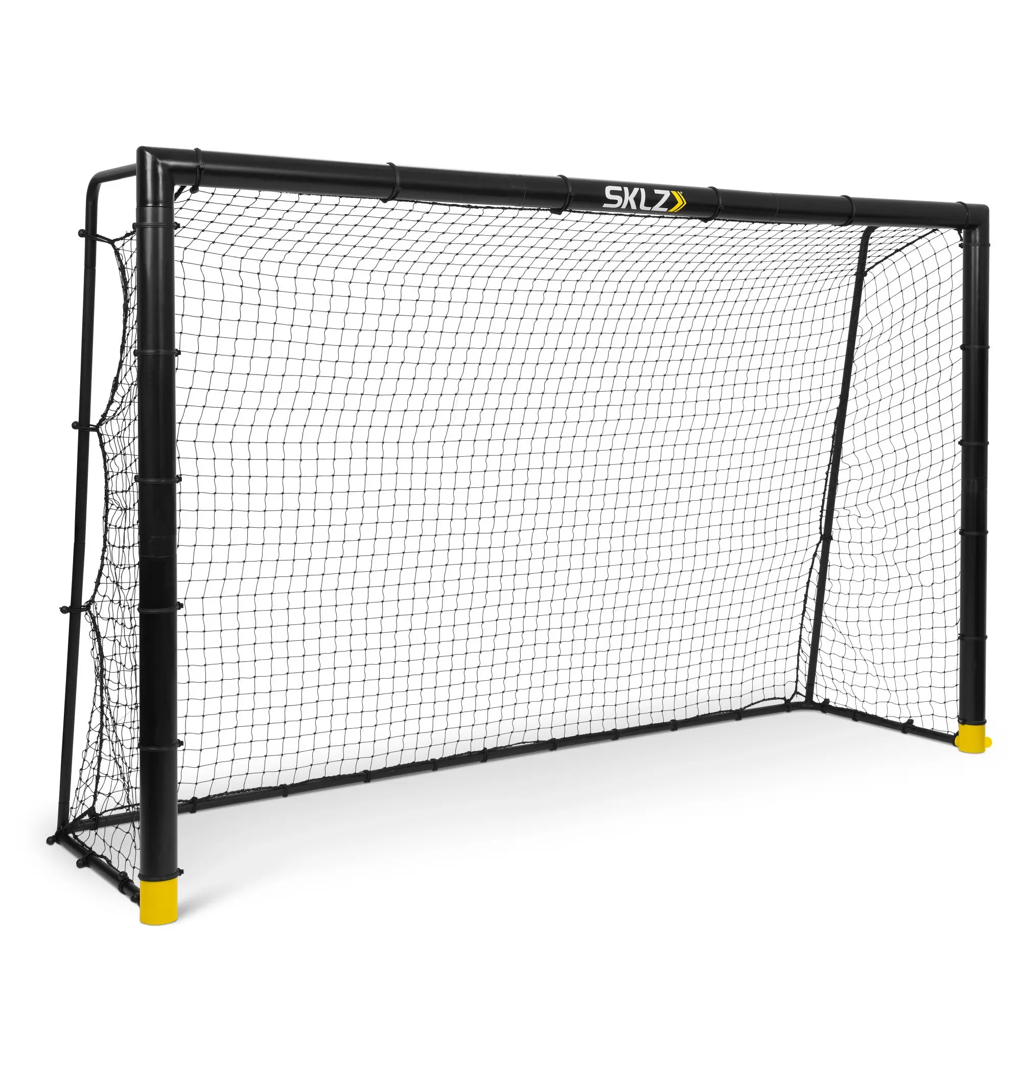 SKLZ Soccer Trainer Goal - 8.5' x 5' Rebounder Practice Net with Weather-Resistant Design & Enhanced Skills