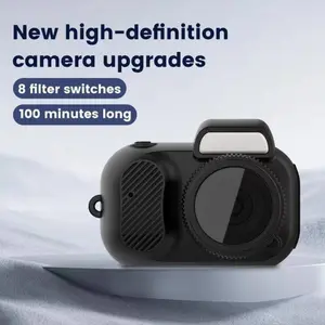 Keychain Camera, 1080P Mini Pixel Camera, Micro Mini DV/Camcorder, Long Battery Life for Indoor and Outdoor, Compact Digital Hd Capture Compact Mini HD Keychain Camera, Christmas Gifts