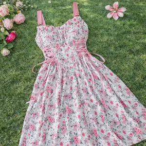 Elain Archeron Spring Court Dress | Floral Picnic Dress & ACOTAR Inspired Garden Gown