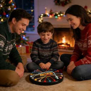 Rope Untangling Table Game - 1 Set Durable Round Logic Puzzle Board Game, Parent-child Interactive Game, Colorful Educational Toy for Kids, Drinking Games, Cube Puzzle, Jigsaw Puzzles Crafts | Christmas Gift TikTokShopBlackFriday