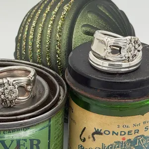 Eternally yours, unique, antique spoon ring