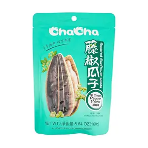 CHACHA Chinese Brand Spicy Pepper Sunflower Seeds 160g - Crunchy & Flavorful Snack