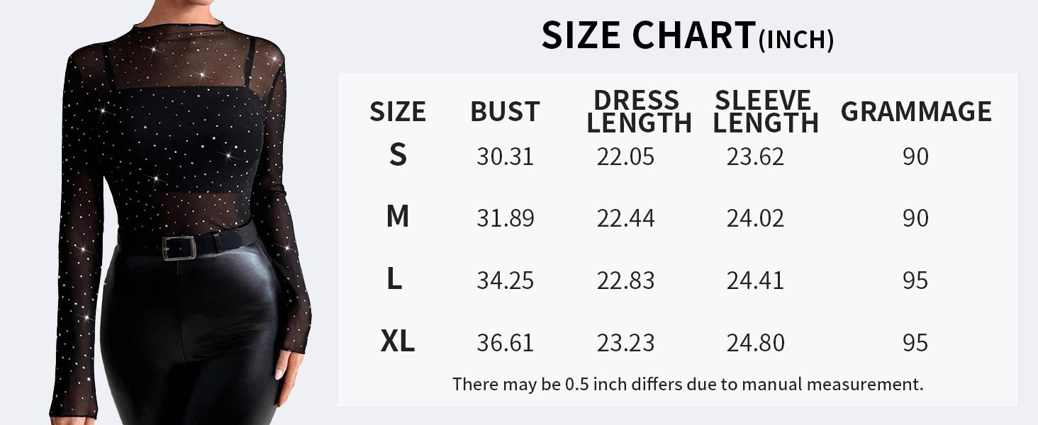 Sparkle Sheer Mesh Lace Top for Women See Through Layering Shirts Long Sleeve Mock Neck T Shirts 2025 Fashion