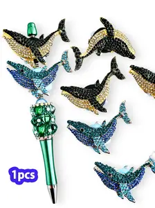 1pcs Creative Deep Sea Blue Whale Charm, Handmade Gift for DIY Beads, Phone Chain, Keychain, Indoor Decor, Car Hanging, All Seasons