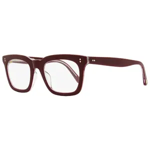 Maui Jim Rectangular Eyeglasses MJO2216 07F Burgundy/Clear 49mm