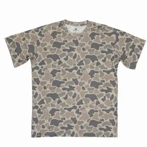 The Mad Hatter Camo Blank ShortSleeve TShirt Casual Streetwear