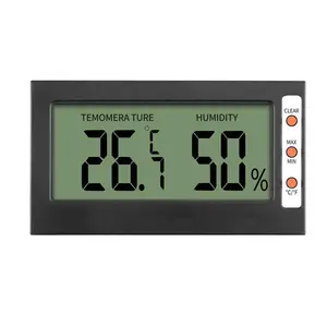 Large-screen reptile thermometer and hygrometer, incubation equipment, plant greenhouse hygrometer, electronic dry-wet thermometer